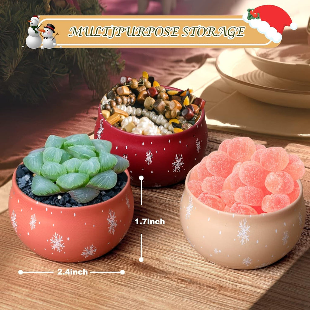 Dsclavacy Christmas Scented Candles Gifts for Women, 6 Pack 2.5 Oz Candle Set, Natural Soy Wax, Aromatherapy Candles for Birthday, Christmas Gifts