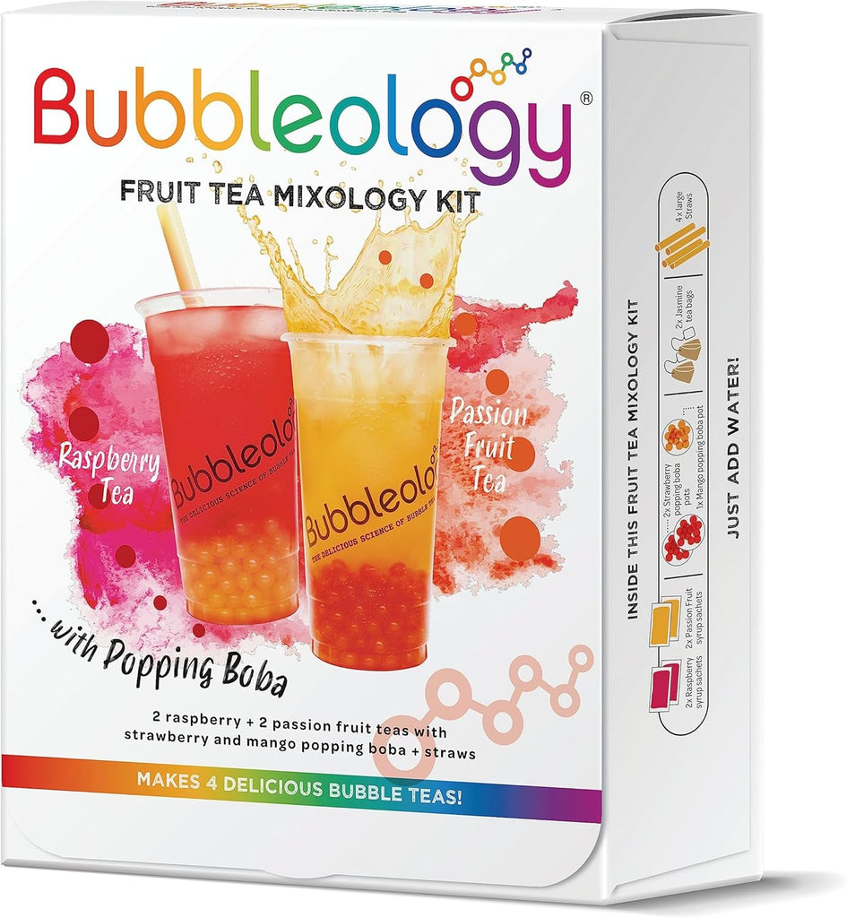 Fruit Bubble Tea Mixology Kit with Popping Boba (Pack of 1)