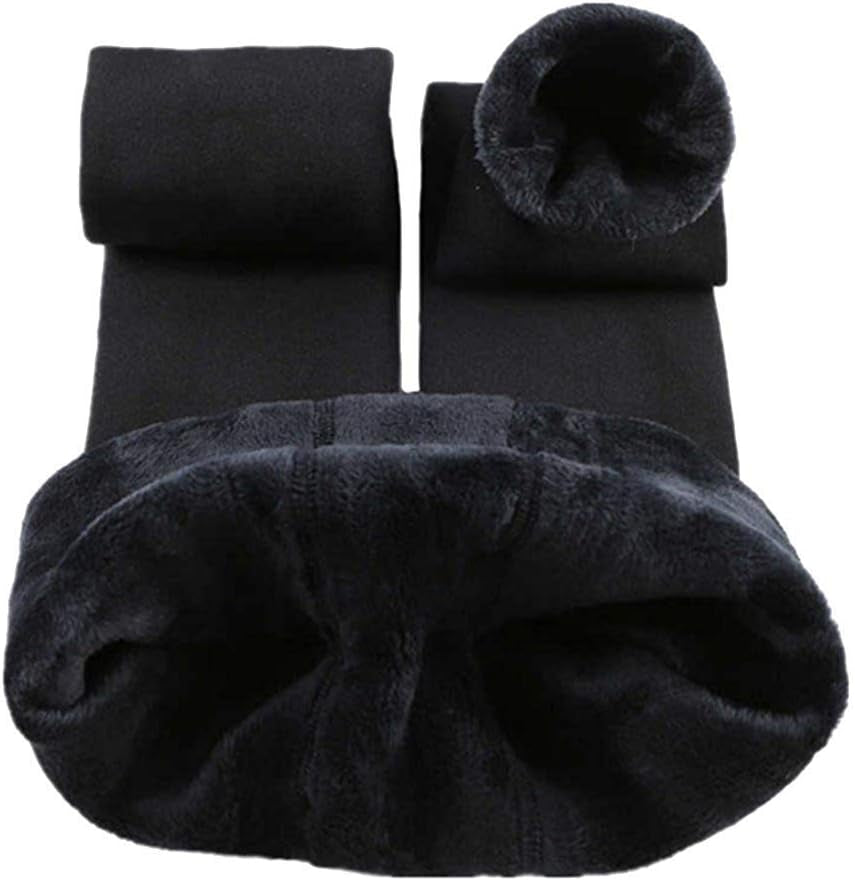 Women Ladies Thermal Winter Thick Velvet Stretchy Fleece Lined Leggings Pant Elastic High Waisted Tight