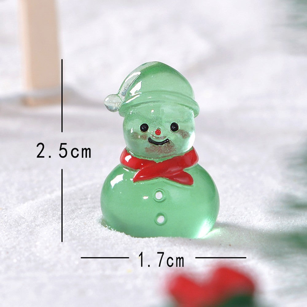 Luminous Snowman Christmas Ornament for Home Holiday Decorations
