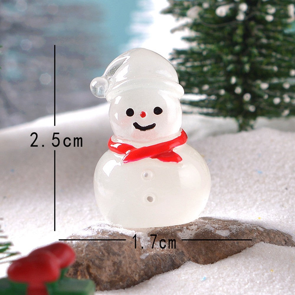 Luminous Snowman Christmas Ornament for Home Holiday Decorations