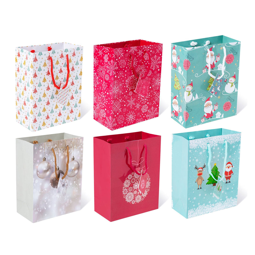 Christmas Giftbag Medium Stylish Xmas Present Bag Packaging Wrapping Inspiration