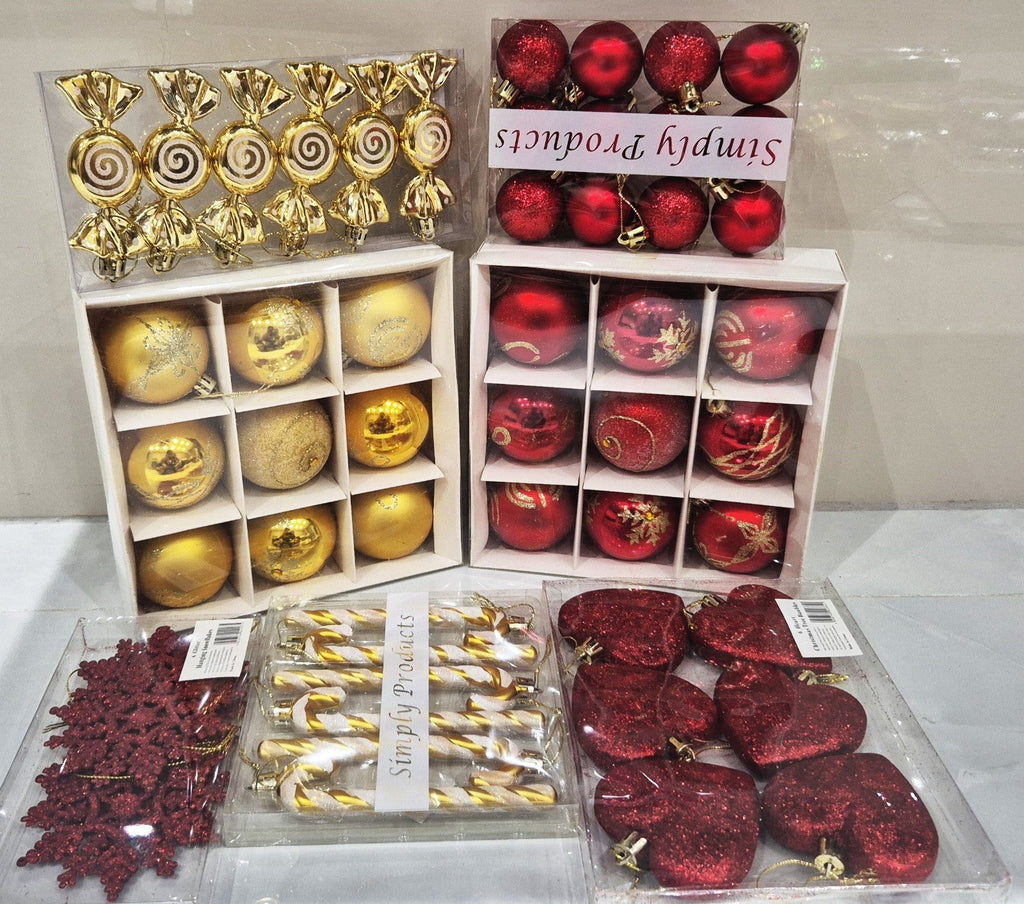 25Pcs - 35Pcs Christmas Tree Full Decoration Set - Assorted Colours Available