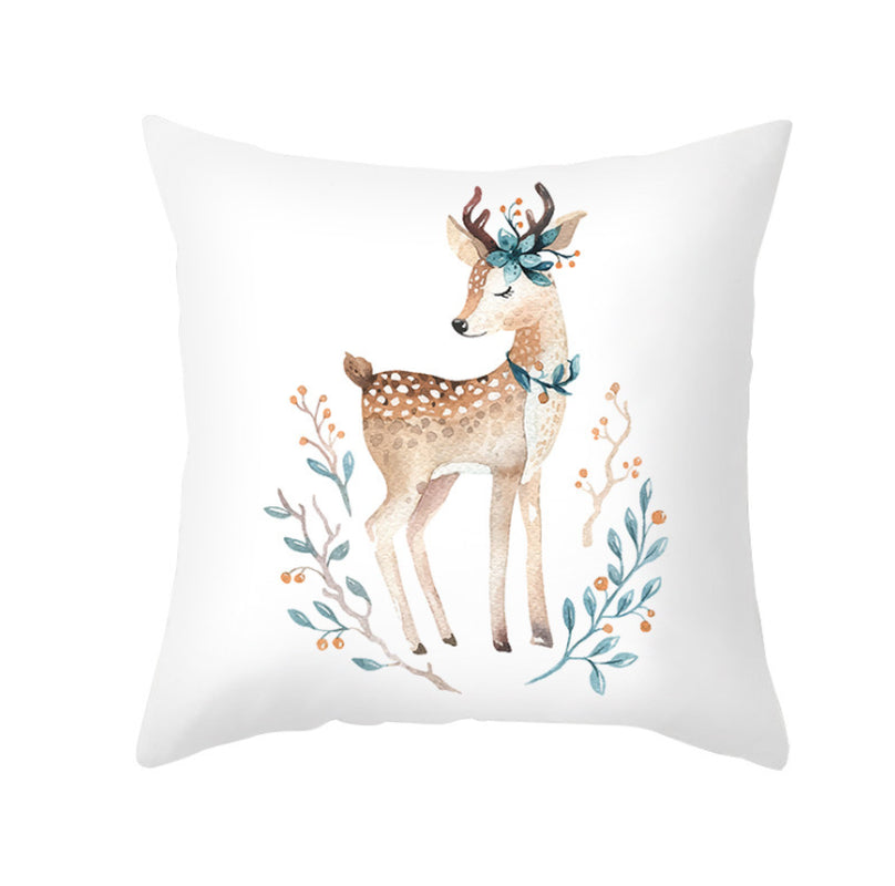 NEW 2025 CHRISTMAS NEW YEAR POLYESTER CUSHION COVER PILLOW CASE HOME SOFA DECOR