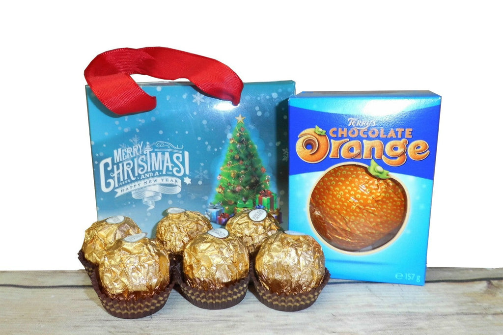 10 X Christmas Gift Bags - Xmas Tree Gift Box Sweet Packaging (12X8X10Cm High)