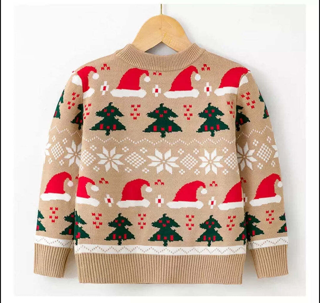New Kids Boys and Girls Christmas Jumpers/ Sweaters Knitted Warm Winter
