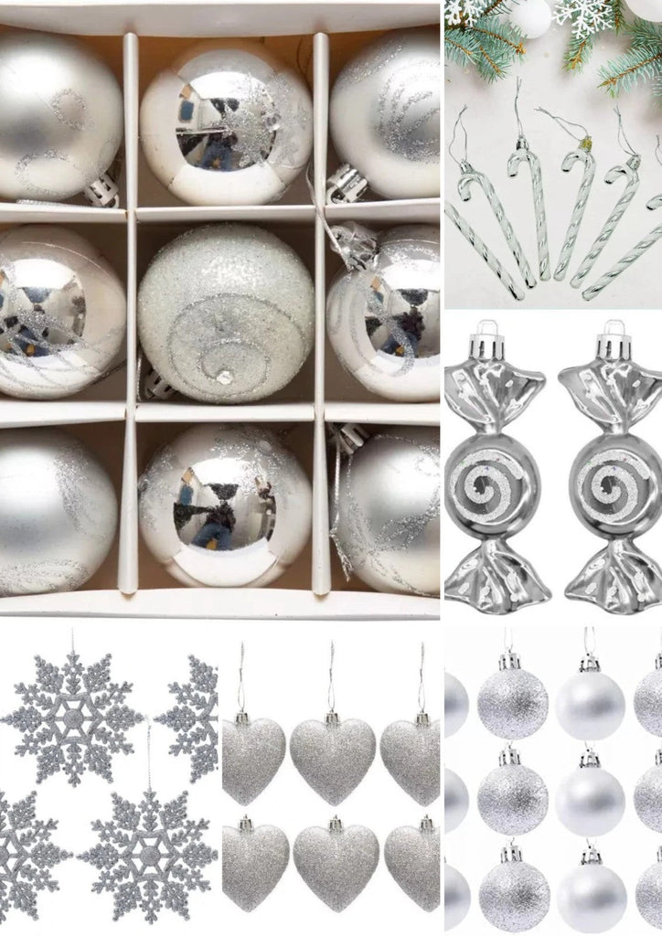 45Pcs Christmas Tree Full Decoration Set - Assorted Colours Available