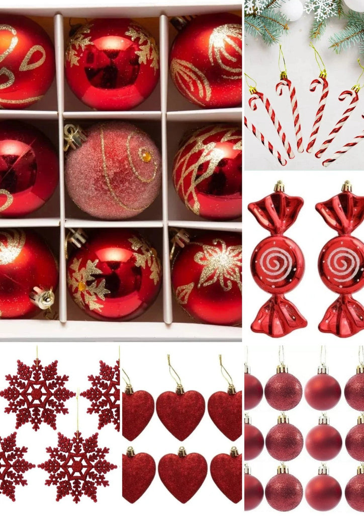 45Pcs Christmas Tree Full Decoration Set - Assorted Colours Available