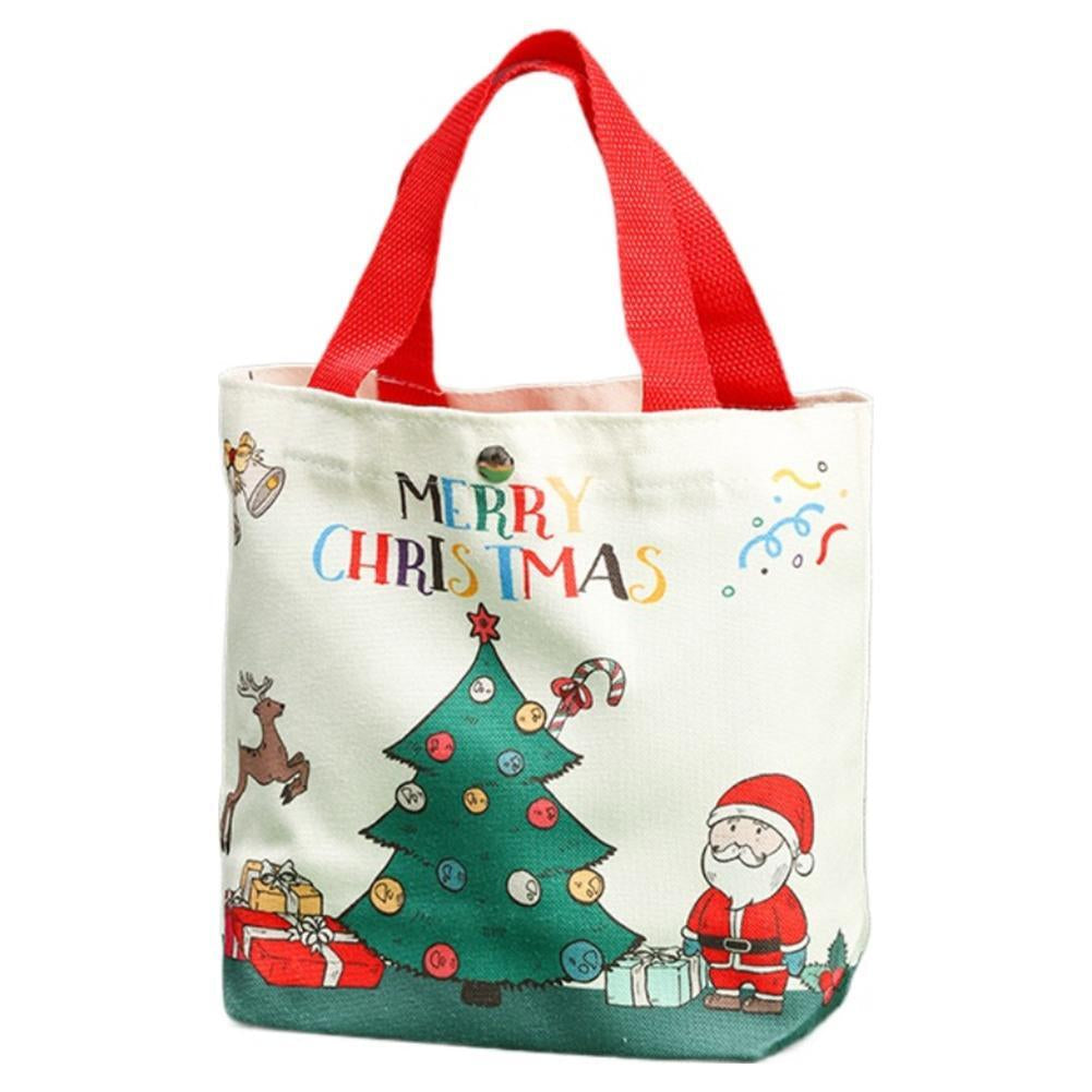 Christmas Gift Bags, Gift Bags, Xmas Eve Tote Bags, Candy & Apple Packaging Bags