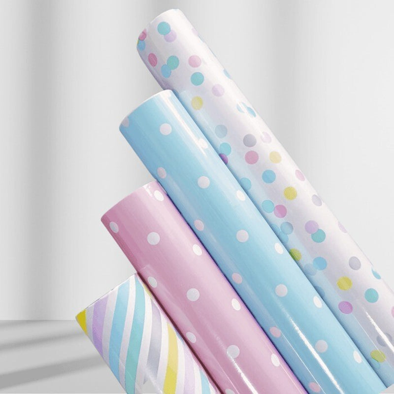 Pack of 4 X 3M Happy Birthday Gift Wrapping Paper Roll - Assorted Designs