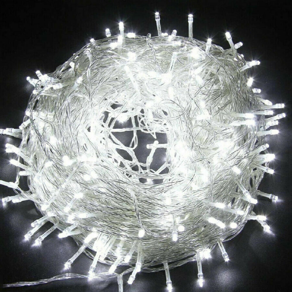 Fairy String Lights 10-100M Mains Plug in Christmas Tree Indoor & Outdoor UK