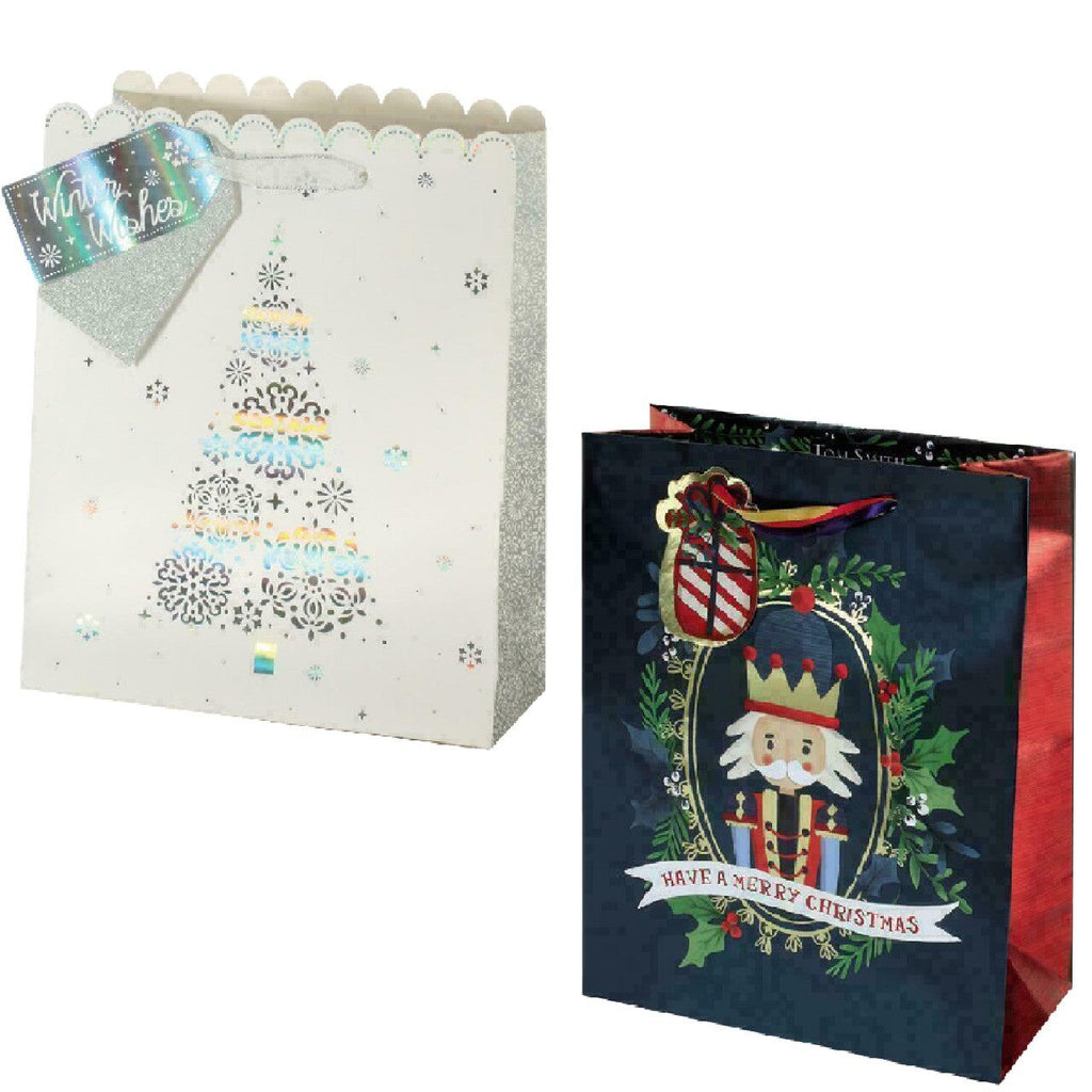 Christmas Giftbag Medium Stylish Xmas Present Bag Packaging Wrapping Inspiration