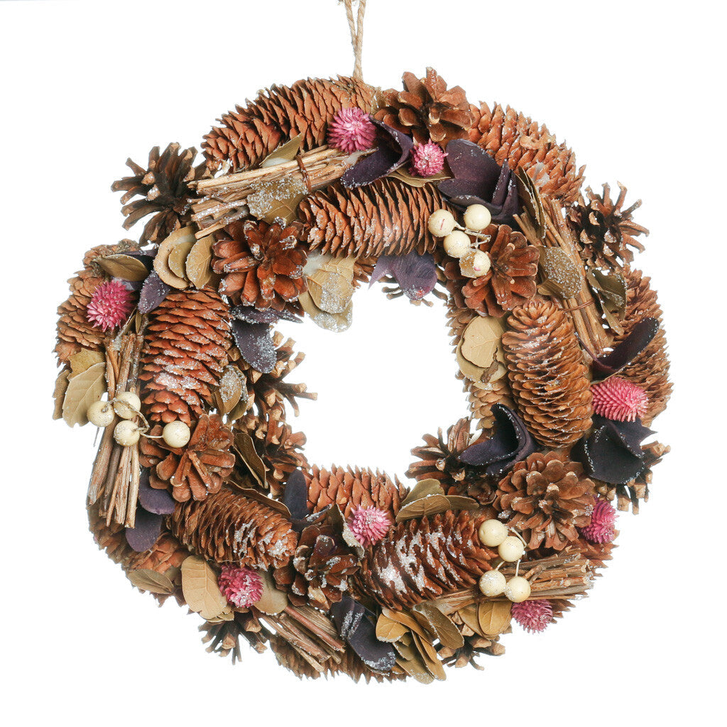 Large Traditional Front Door Wreath Wall Hanging Outdoor Garland Decorations