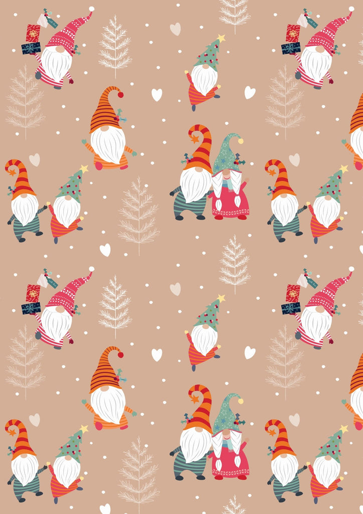 4 X 4M Cute Christmas Wrapping Paper Rolls Kids Xmas Gift Wrap & 16 Gift Tags