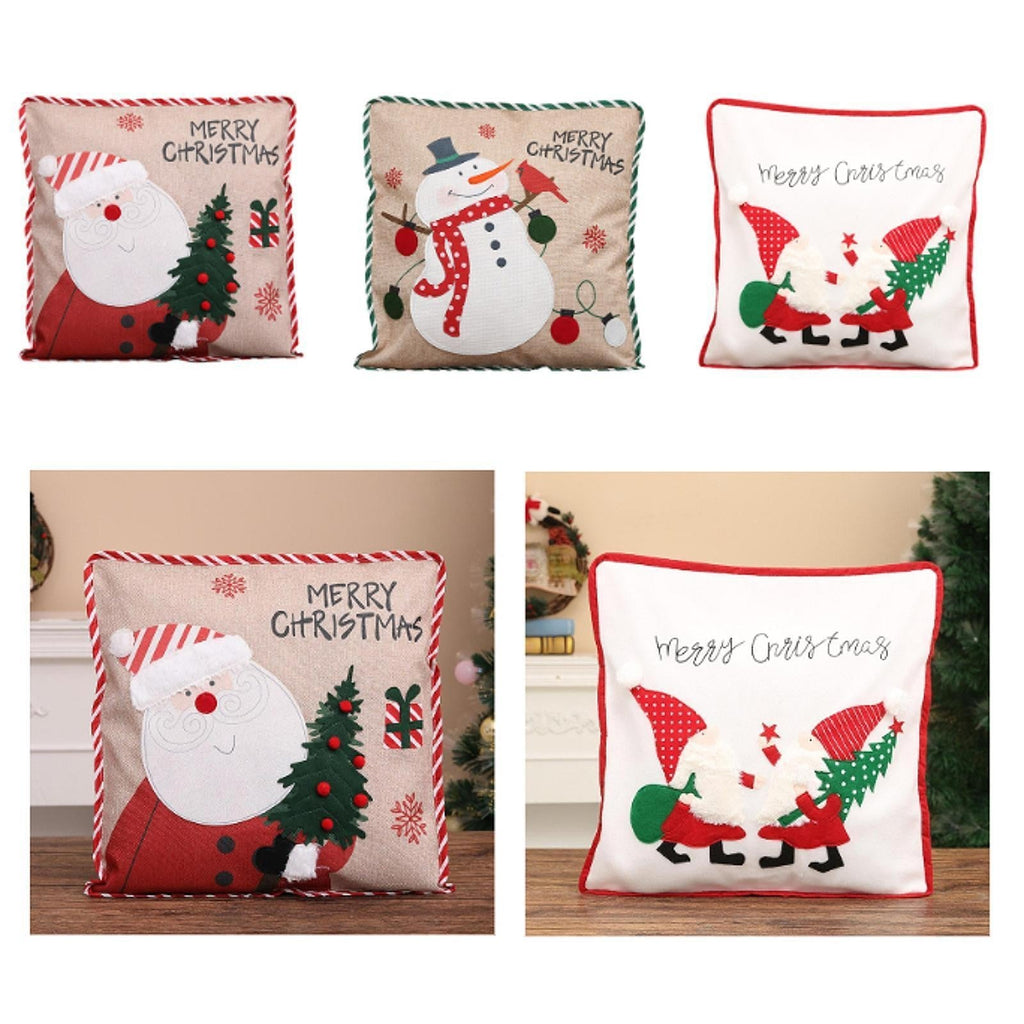 Christmas Pillow Cover Pillow Case Home Decor 46X46Cm Decorative Square