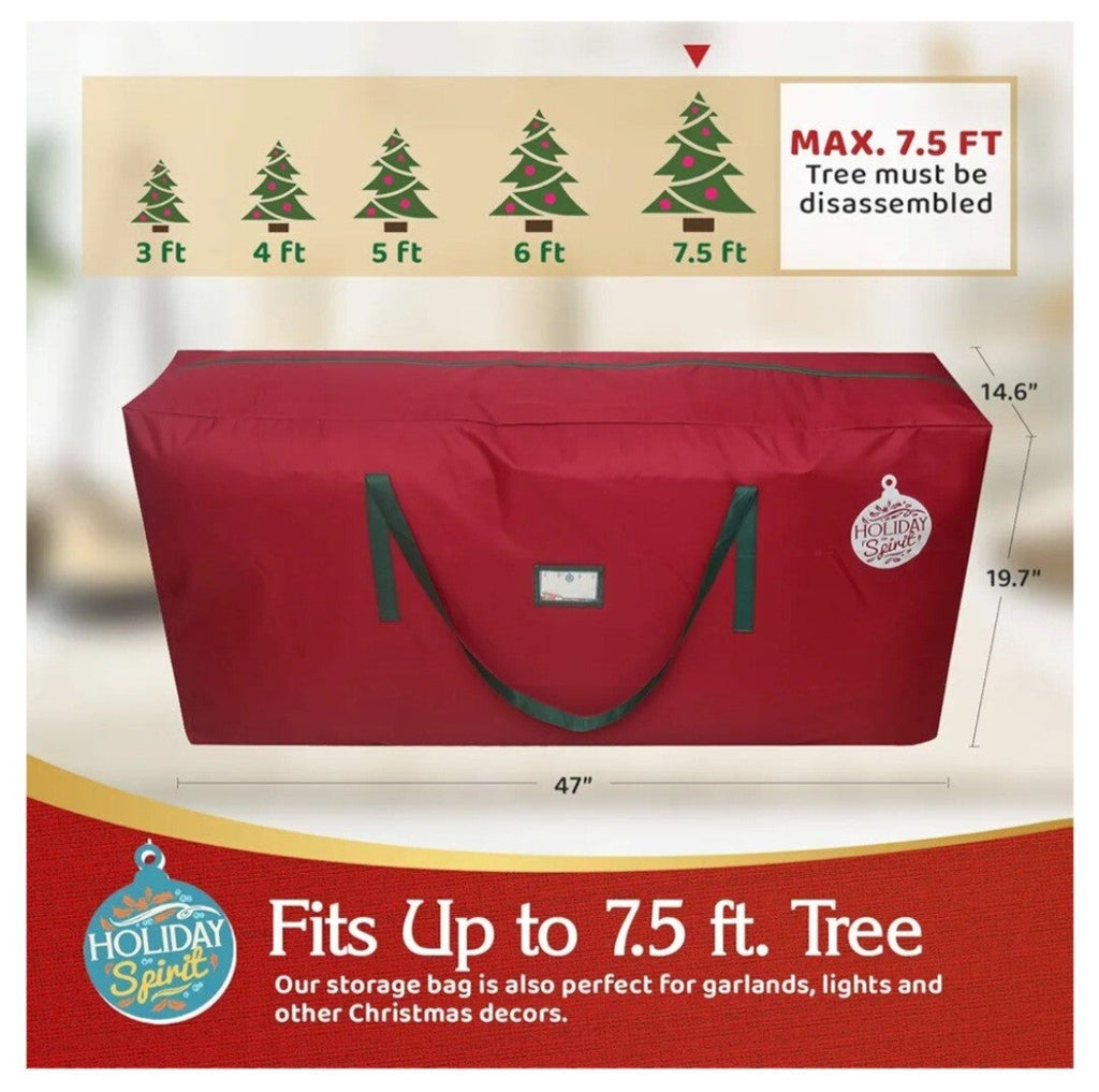 Holiday Spirit Large Christmas Tree Storage Bag