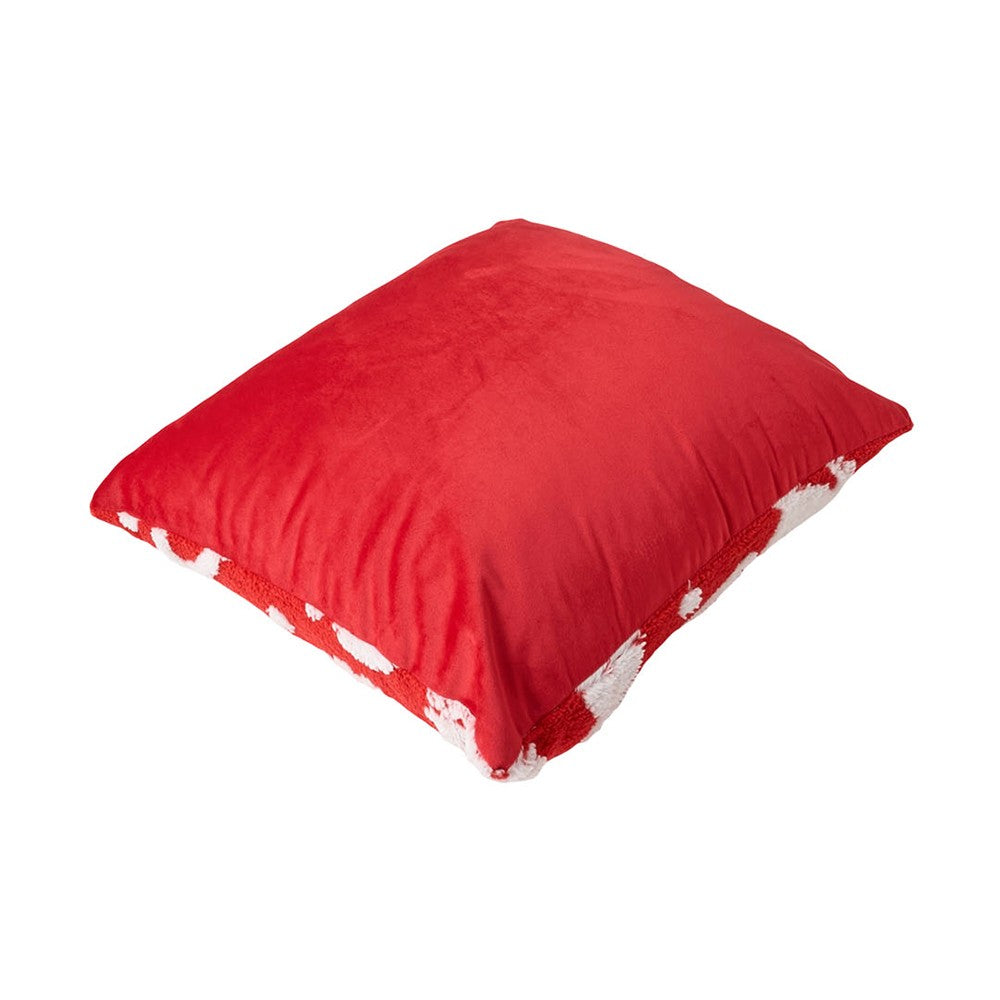UK Christmas Santa Snowflake Cushion Plush Pillow Case Christmas Home Decor 2PCS