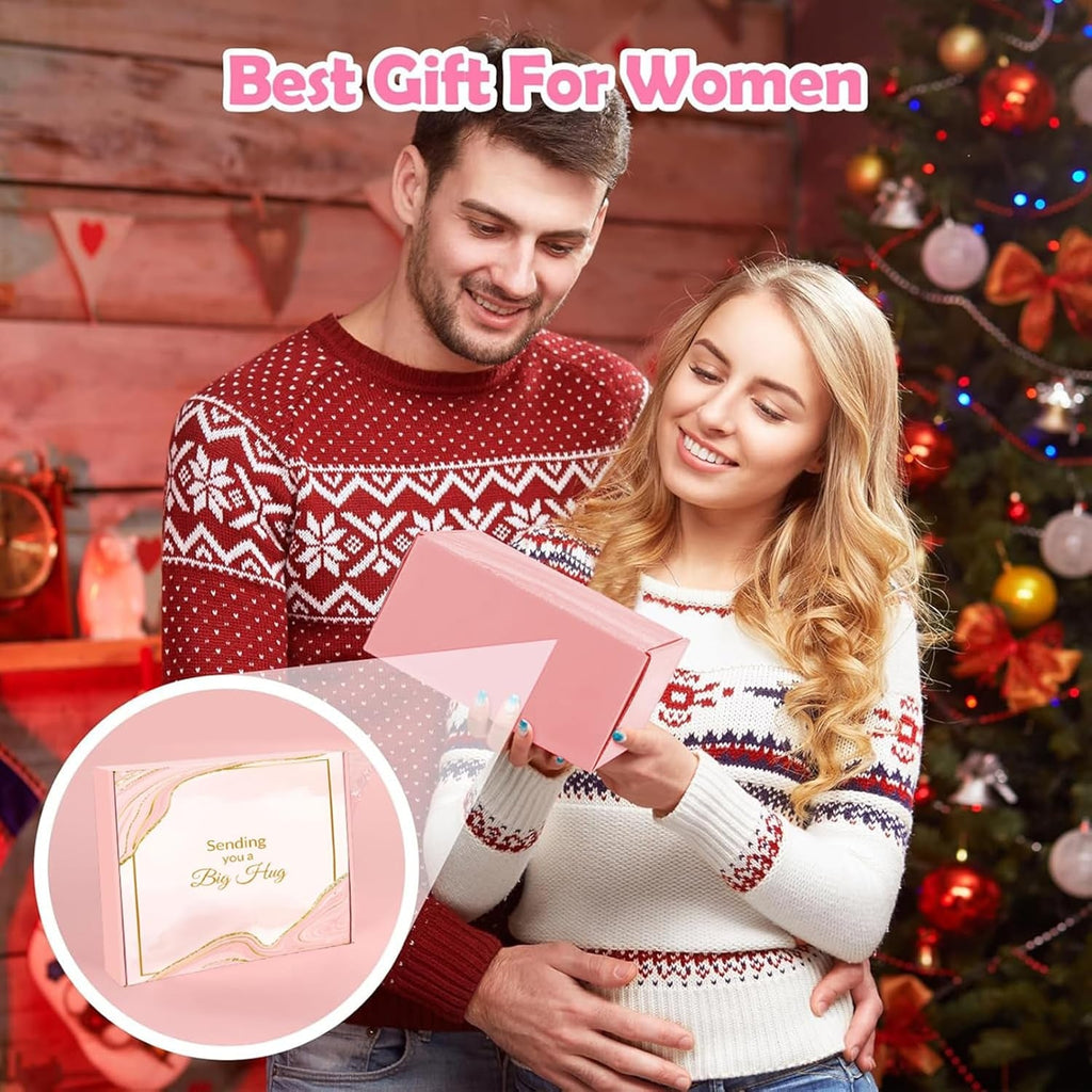 Gifts for Women, Birthday Pamper Gifts for Women, Get Well Soon Blanket Gifts for Friend, Relaxation Spa Basket Christmas Gifts Ideas for Best Friend Sister Bestie Colleagues