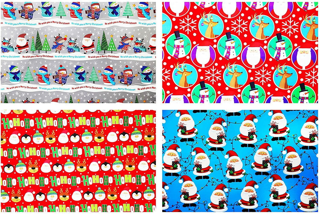 36M Christmas Gift Wrap Wrapping Paper Assorted Design 7M,4M,5M,Prese