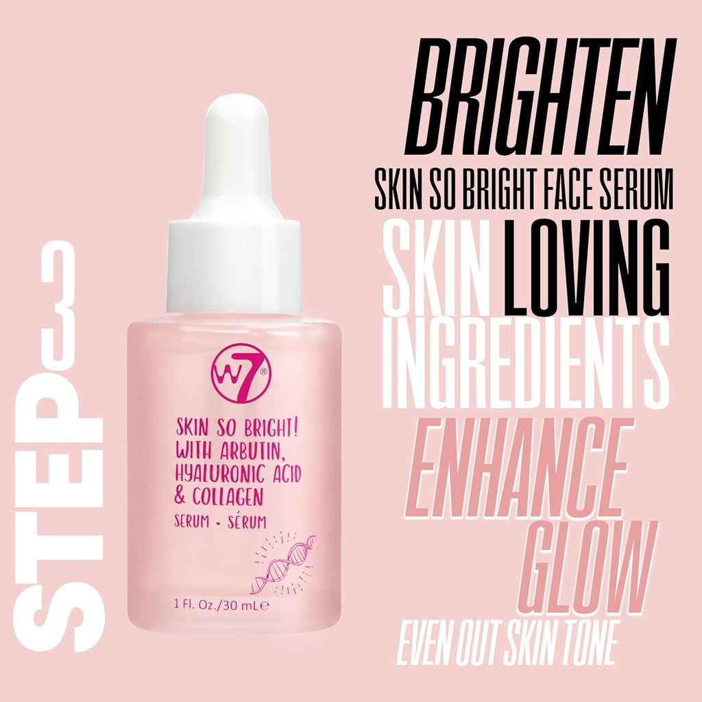 Self Care Skincare Set | Face Cleanser, Toner, Serum, Moisturiser & Lip Mask | Complete Daily Face Routine | Full Size, Long Lasting Products to Use at Home