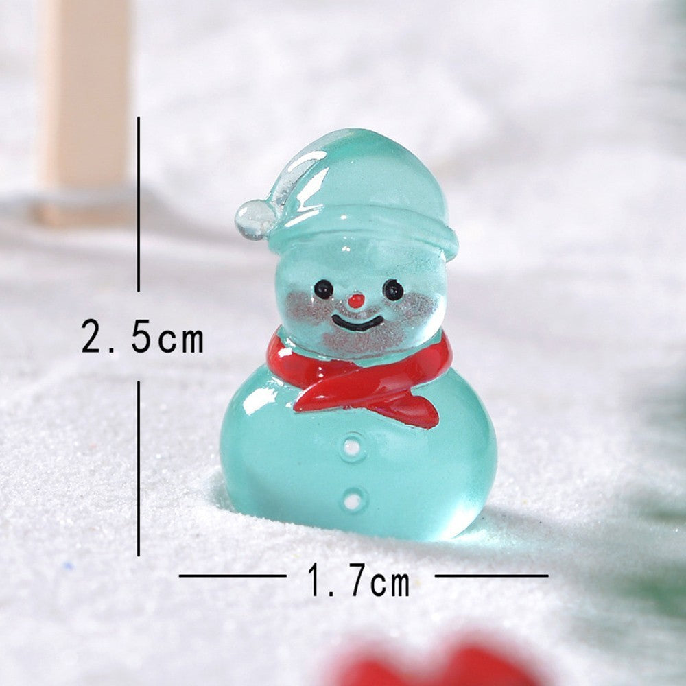Luminous Snowman Christmas Ornament for Home Holiday Decorations