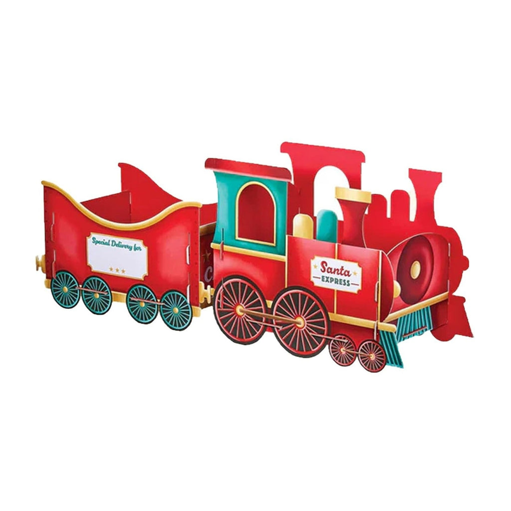 60Cm Santa Express Christmas Train Gift Holder Xmas Present Box Cardboard Train