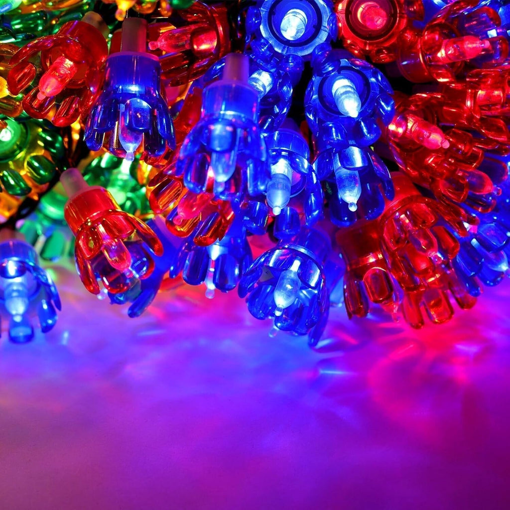 Christmas Concepts® 500 50M/164Ft Retro Multi Coloured LED Petal Lights