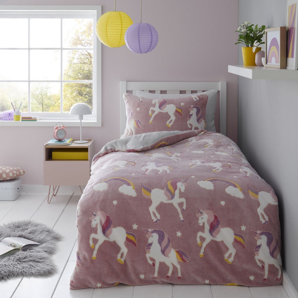 Christmas Duvet Cover Teddy Bedding Reversible Quilt Set Single Double Size UK